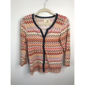 Tabitha Highlighted Frequencies Chevron Cardigan